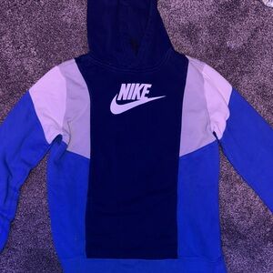 Nike Tri-Color Blue Hoodie